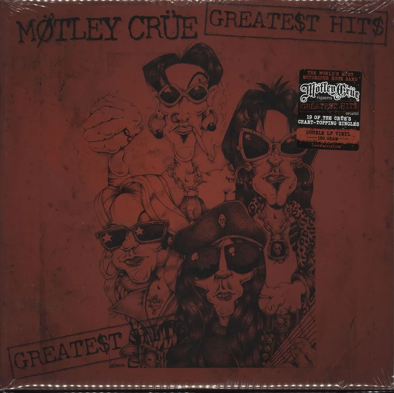 Motley Crue Greate$t Hit$ [Greatest Hits] - 180gm Sealed US 2-LP vinyl set