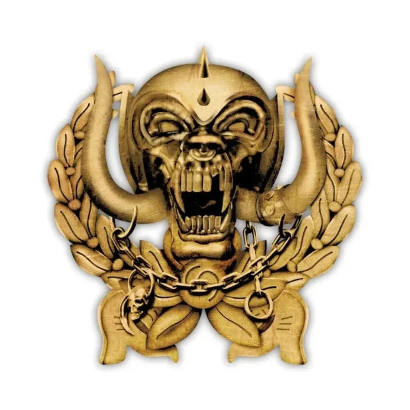 MOTORHEAD: official EVERYTHING LOUDER FOREVER cast metal badge