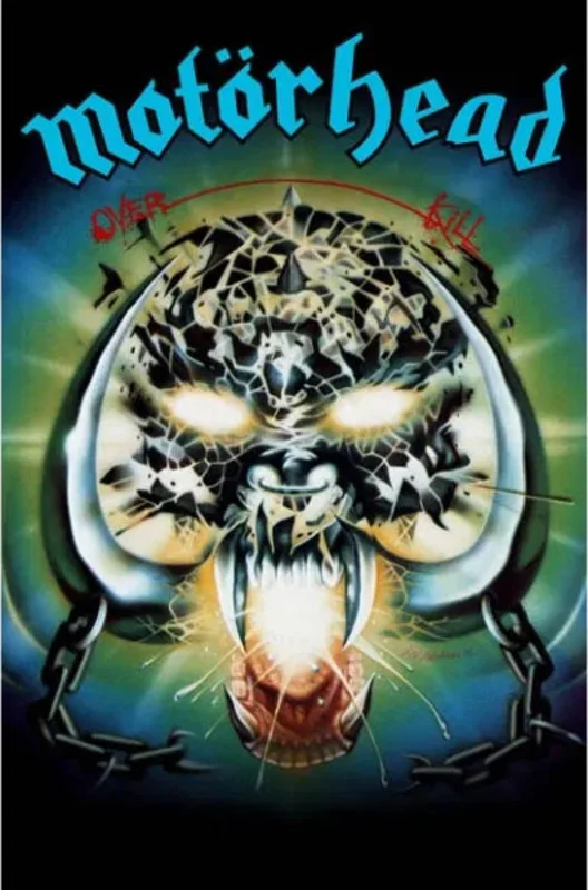 MOTORHEAD: official OVERKILL large flag / textile poster