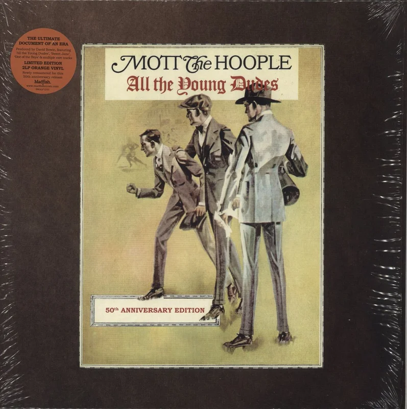 Mott The Hoople All The Young Dudes - Orange Vinyl Remastered UK 2-LP vinyl set