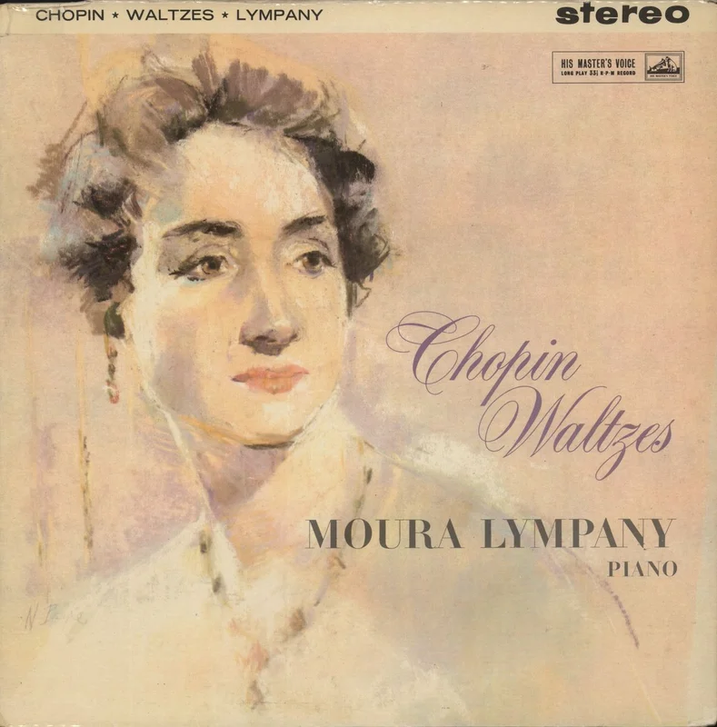 Moura Lympany Chopin Waltzes UK Vinyl LP