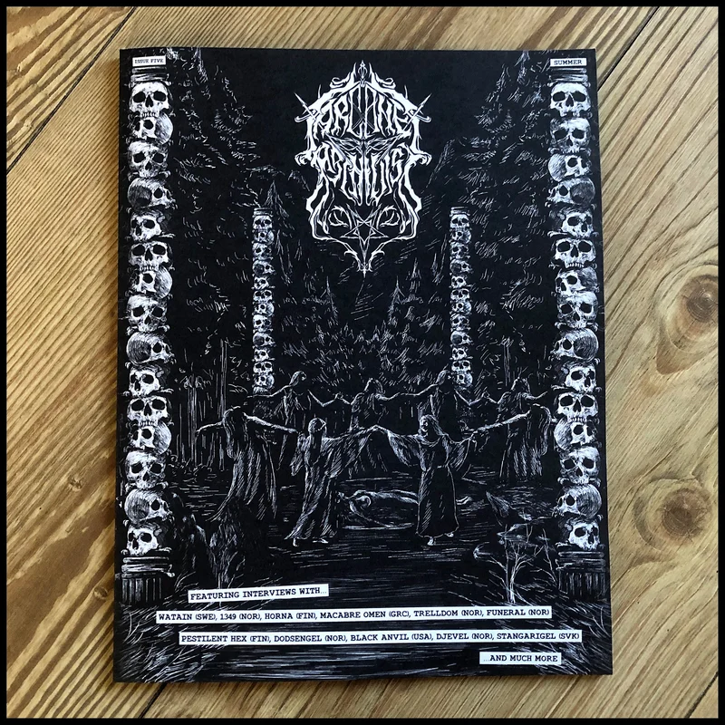 MOVING SALE: ARCANE ARCHIVIST fanzine issue 5 (cult old school black metal zine feat Trelldom, Horna, Watain, Djevel etc)