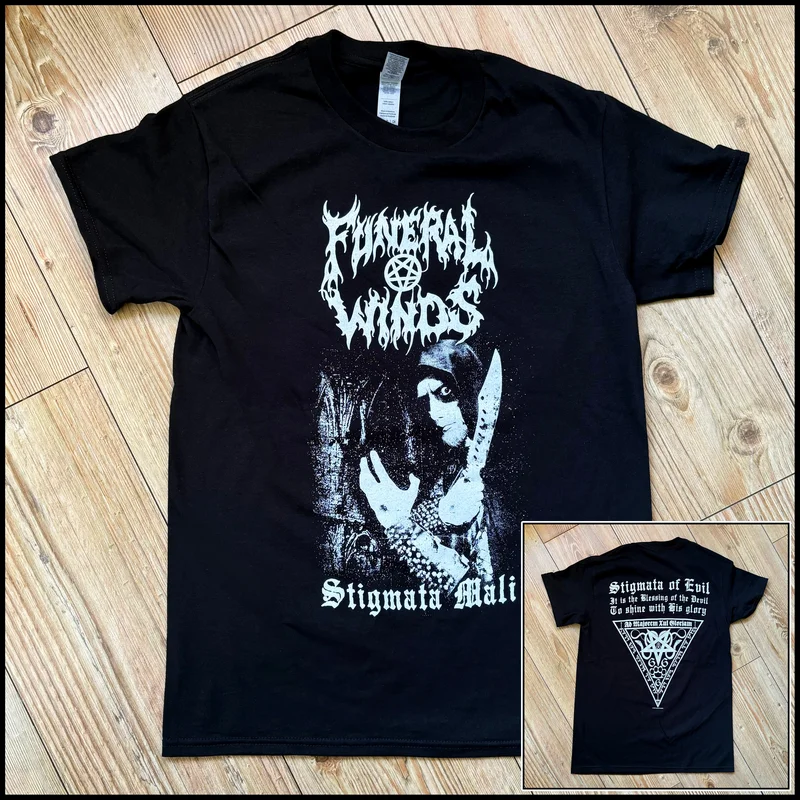 MOVING SALE: official FUNERAL WINDS: STIGMATA MALI shirt
