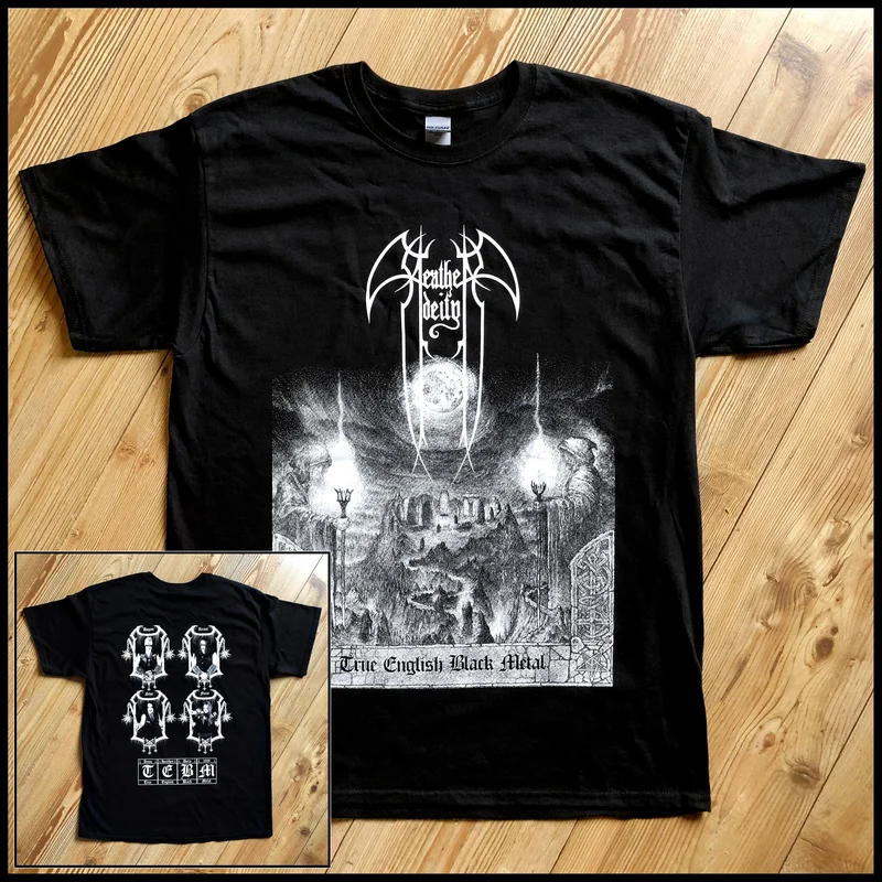 MOVING SALE: official HEATHEN DEITY: TRUE ENGLISH BLACK METAL shirt