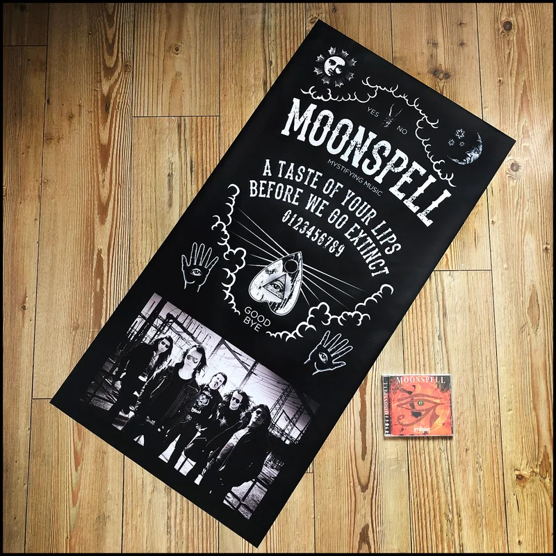 MOVING SALE: official Moonspell boxset flag