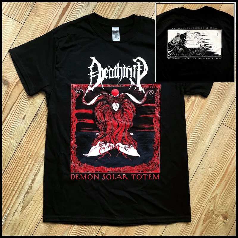 MOVING SALE: official THE DEATHTRIP: DEMON SOLAR TOTEM shirt (BM feat. Thine, DHG, Thorns members)