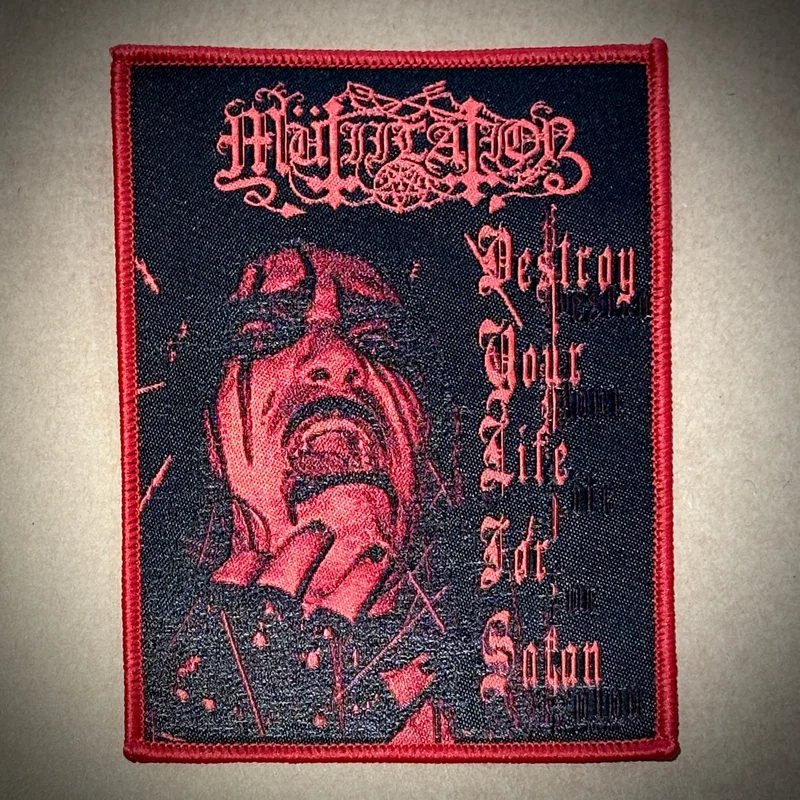 MTIILATION: official deluxe/limited DESTROY YOUR LIFE FOR SATAN patch