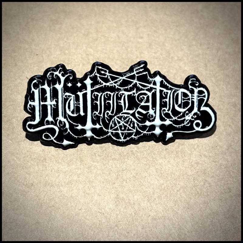 MTIILATION: official metal pin badge