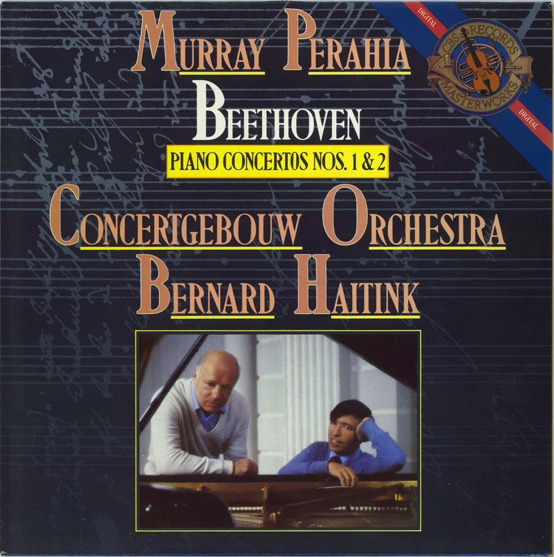 Murray Perahia Beethoven: Piano Concertos Nos. 1 & 2 Dutch Vinyl LP