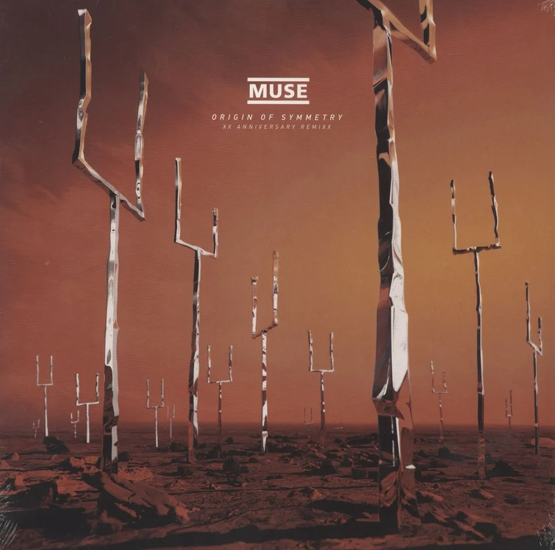 Muse Origin Of Symmetry: XX Anniversary RemiXX - Orange/Yellow Translucent Vinyl - Shrink German 2-LP vinyl set