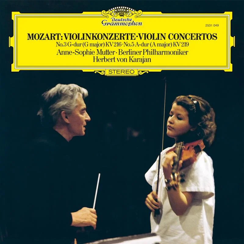 Mutter, Von Karajan, Berlin Philharmonic Orchestra Mozart: Violin Concertos Nos. 3 & 5