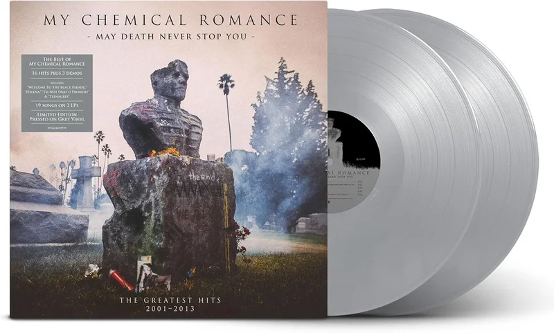 My Chemical Romance May Death Never Stop You - Grey Vinyl - Sealed UK 2-LP vinyl set