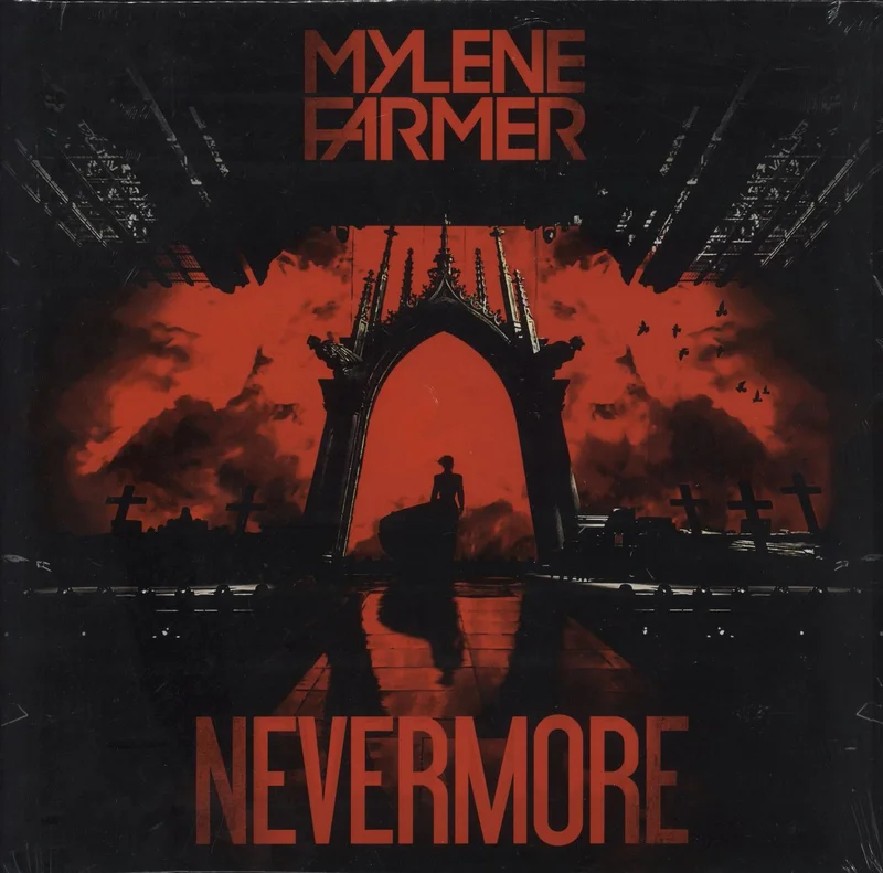 Mylene Farmer Nevermore - Black Vinyl - Sealed French 3-LP vinyl set
