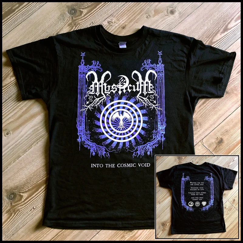 MYSTICUM: official INTO THE COSMIC VOID shirt (mens shirts or girlies available)