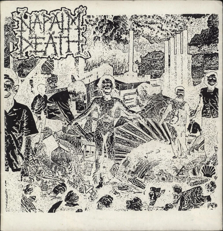 Napalm Death Live - Poster Sleeve UK 7" vinyl