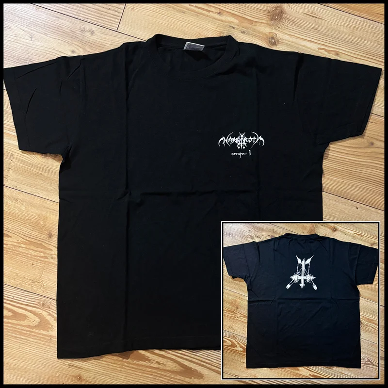 NARGAROTH: official SEMPER FI shirt *preowned/ex-display/collectible, excellent condition* size L