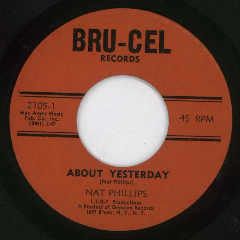 Nat Phillips About Yesterday / I'm Sorry I Hurt You US 7" vinyl