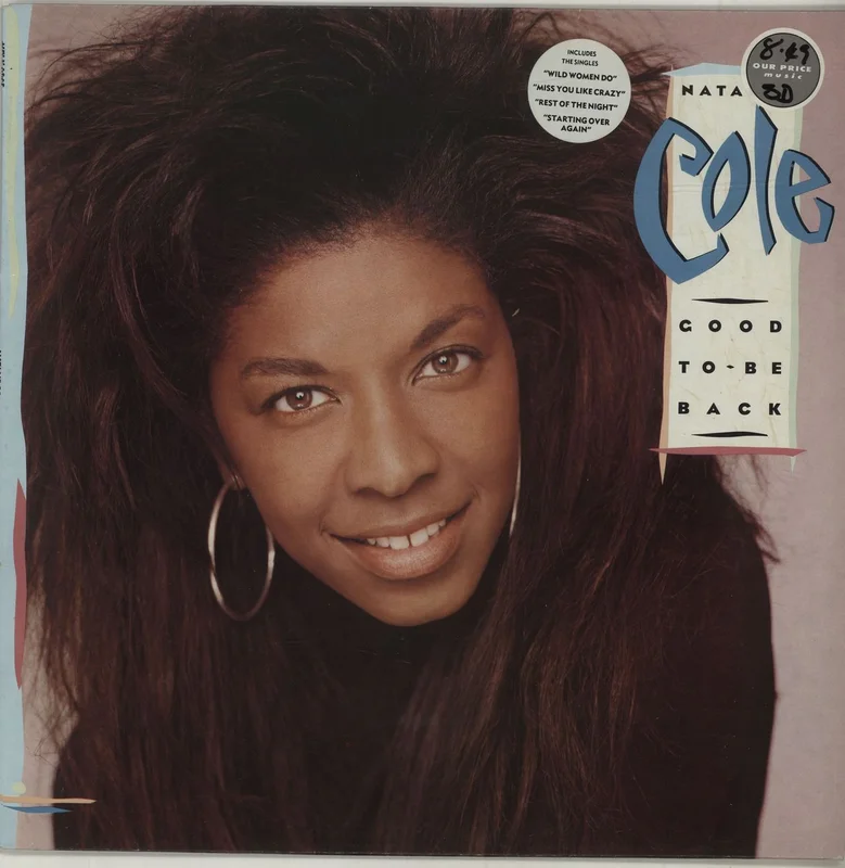 Natalie Cole Good To Be Back UK Vinyl LP