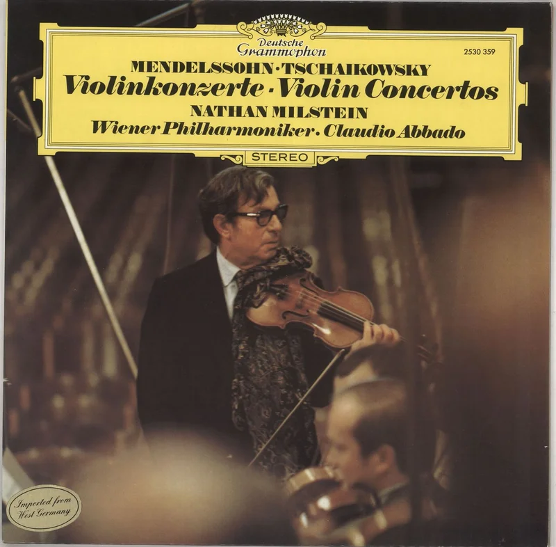 Nathan Milstein Mendelssohn / Tchaikovsky Violin Concertos German Vinyl LP