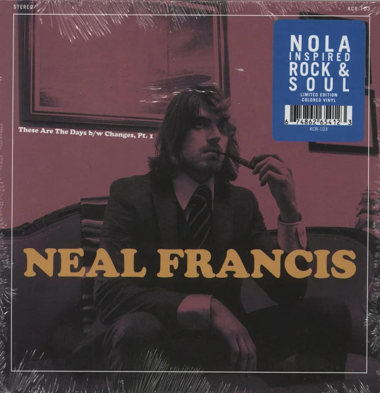 Neal Francis These Are The Days - Blue Vinyl - Sealed US 7" vinyl