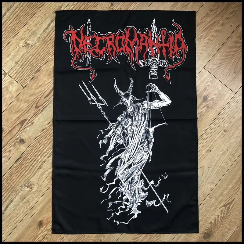 NECROMANTIA: official large flag / textile poster
