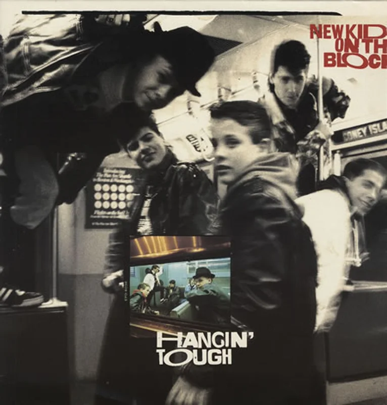 New Kids On The Block Hangin' Tough UK Vinyl LP