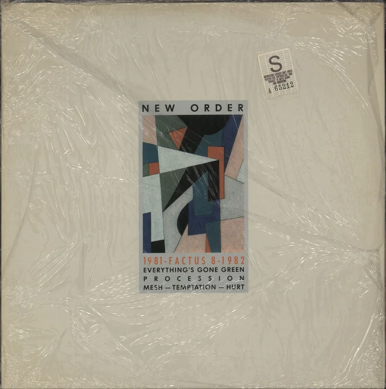 New Order 1981-1982 - stickered shrink US 12" vinyl