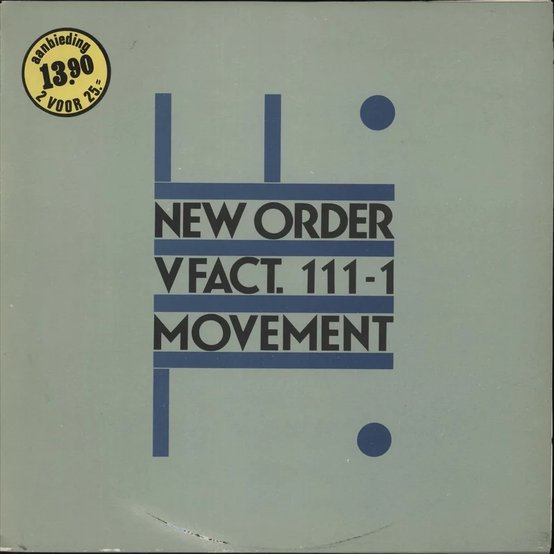 New Order Movement - Mispress Portuguese Vinyl LP