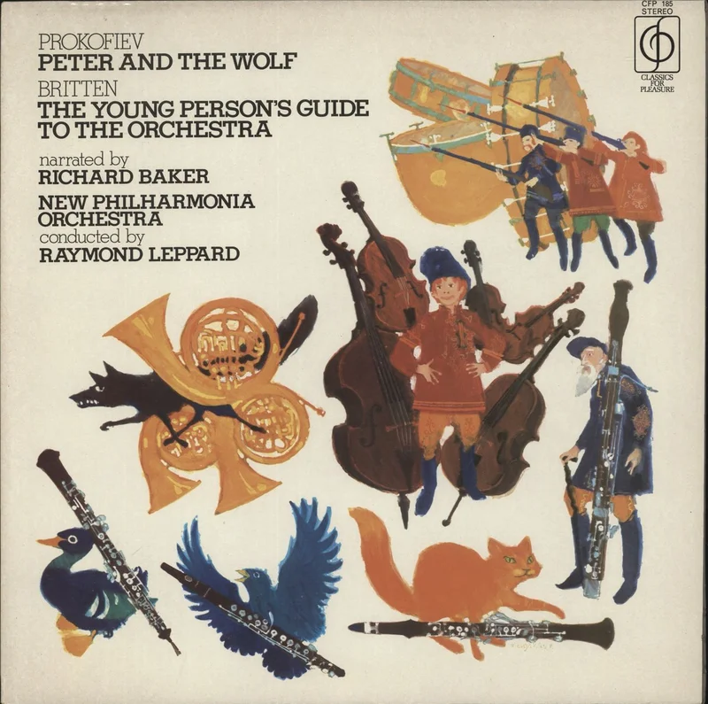 New Philharmonia Orchestra Prokofiev: Peter And The Wolf / Britten: The Young Person's Guide To The Orchestra UK Vinyl LP