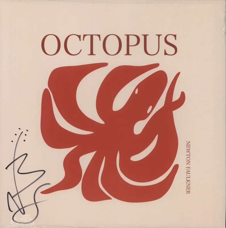 Newton Faulkner Octopus - Red Vinyl + Autographed - Sealed UK Vinyl LP