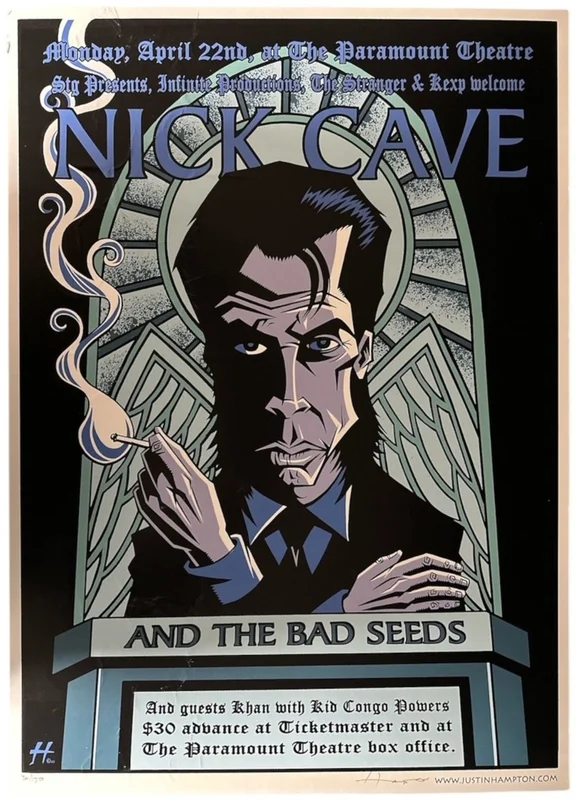 Nick Cave Paramount Theatre Poster US Poster