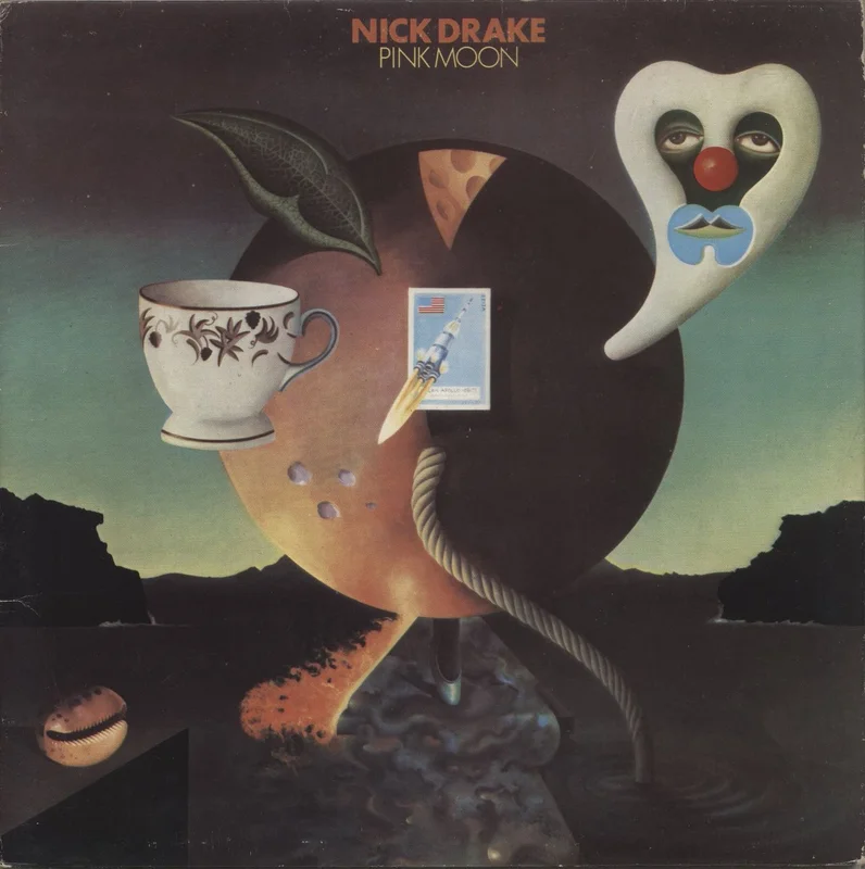 Nick Drake Pink Moon - 2nd - VG UK Vinyl LP