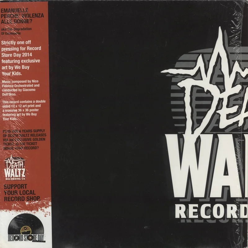 Nico Fidenco Emanuelle Perche' Violenza Alle Donne? - RSD - Shrink - EX UK Vinyl LP