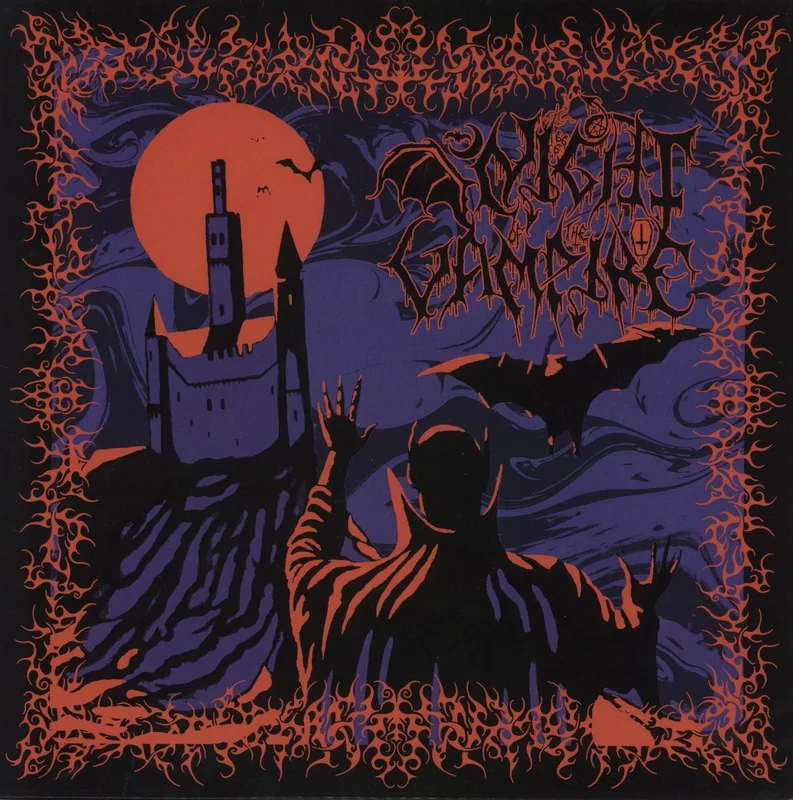 Night Of The Vampire Eternal Night - Purple W/ Magenta Splatter Vinyl US 12" vinyl