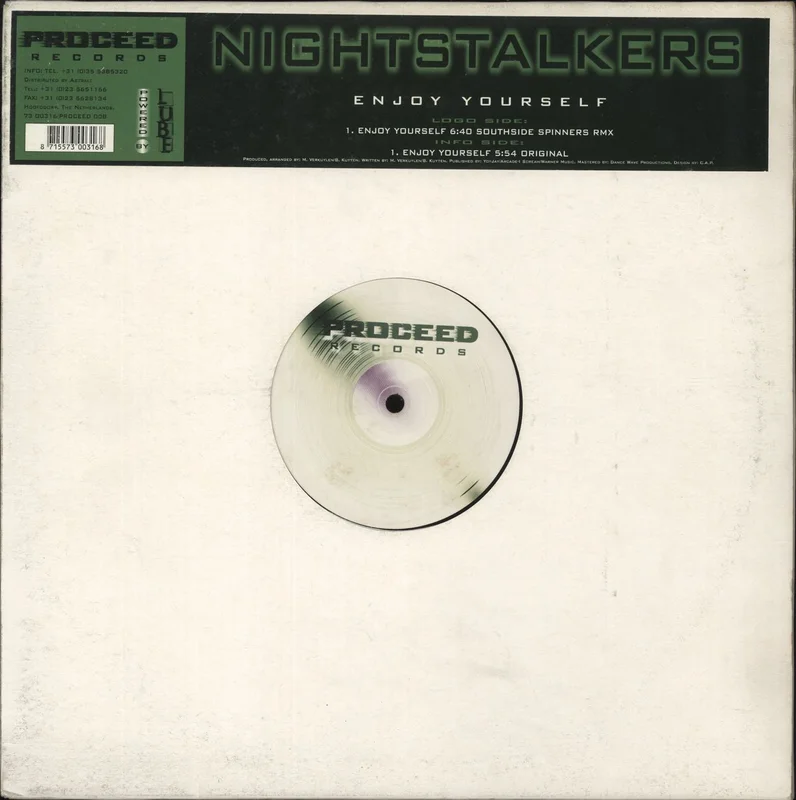 Nightstalkers Enjoy Yourself Dutch 12" vinyl