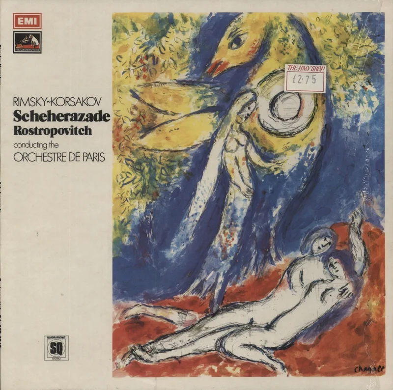 Nikolai Rimsky-Korsakov Scheherazade - Quadrophonic UK Vinyl LP