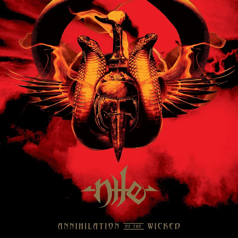 Nile Annihilation Of The Wicked (2xLP, one side etched, Blood Red W/ Black Splatter Vinyl)