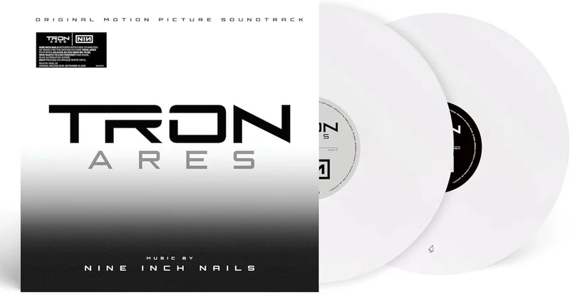 Nine Inch Nails Tron: Ares [Original Motion Picture Soundtrack] - White Vinyl - Sealed UK 2-LP vinyl set