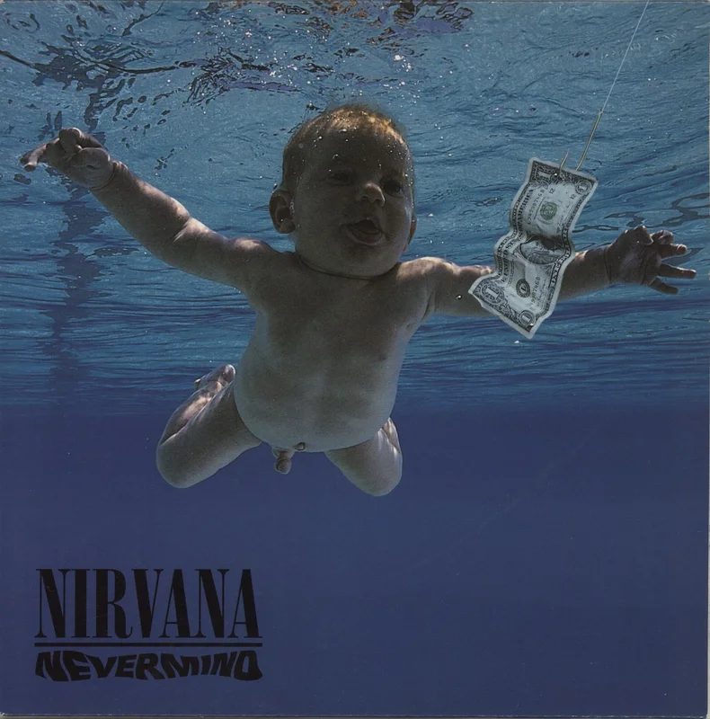 Nirvana (US) Nevermind - 2nd - VG UK Vinyl LP