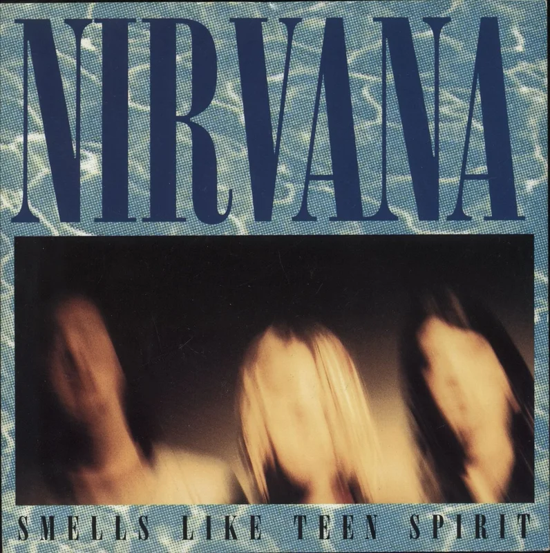 Nirvana (US) Smells Like Teen Spirit - Paper labels UK 7" vinyl