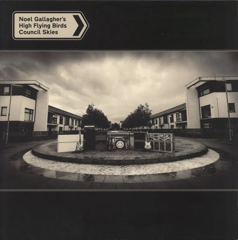 Noel Gallagher Council Skies + Bonus 7" - VG UK Vinyl LP