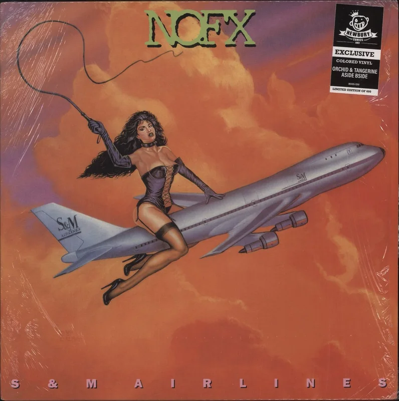 NoFX S & M Airlines - Orchid & Tangerine Vinyl US Vinyl LP