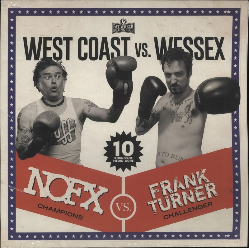 NoFX West Coast vs Wessex - Pink Vinyl UK Vinyl LP