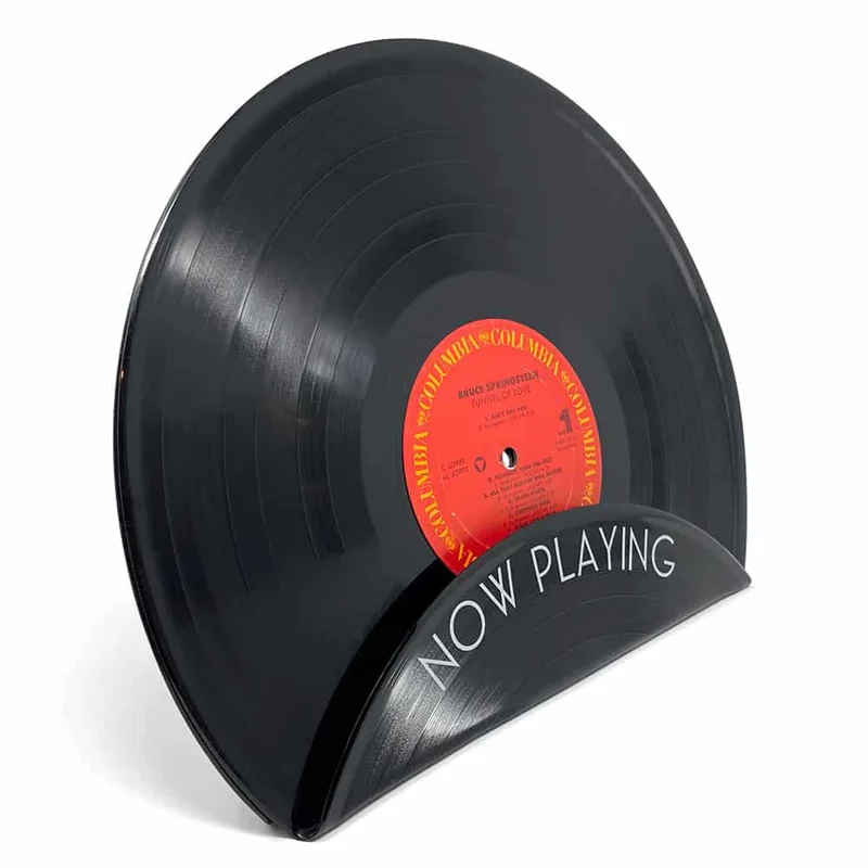 Now Playing Record Album Display Stand