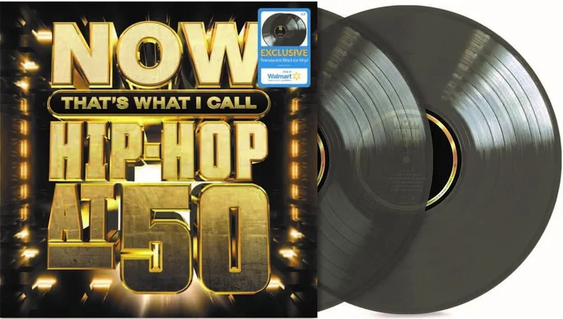 Now That's What I Call Music NOW That's What I Call Hip-Hop At 50 - Black Ice Vinyl - Sealed US 2-LP vinyl set