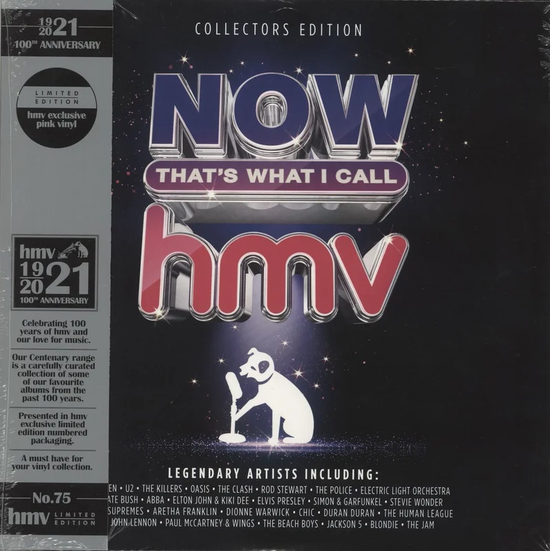 Now That's What I Call Music Now That's What I Call HMV - Pink Vinyl - HMV Anniversary 100th Anniversary Edition - Sealed UK 2-LP vinyl set