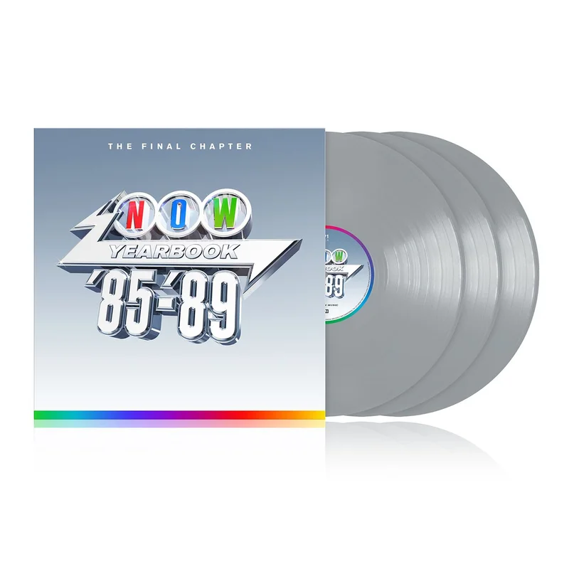Now That's What I Call Music NOW Yearbook 1985-1989: The Final Chapter - Silver Vinyl - Sealed UK 3-LP vinyl set