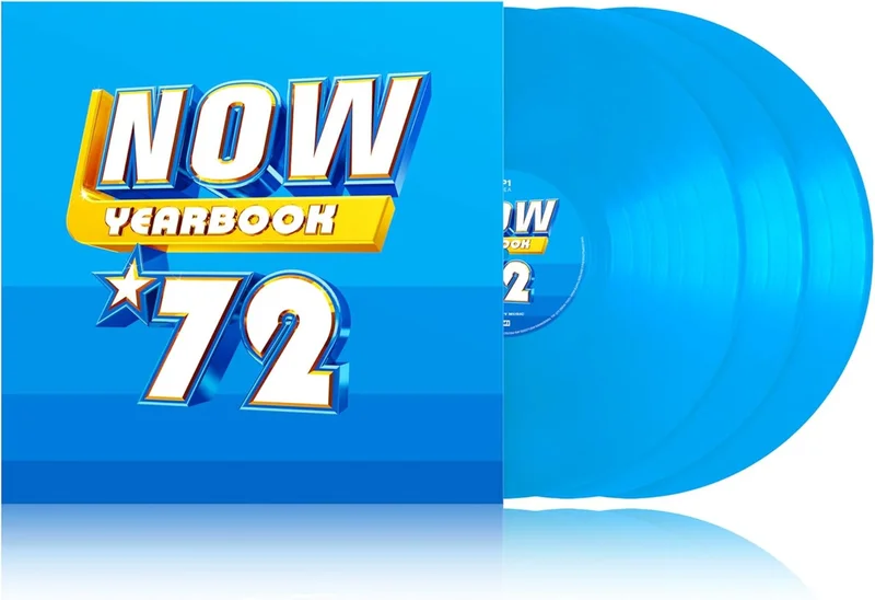 Now That's What I Call Music NOW Yearbook '72 - Blue Vinyl - Sealed UK 3-LP vinyl set