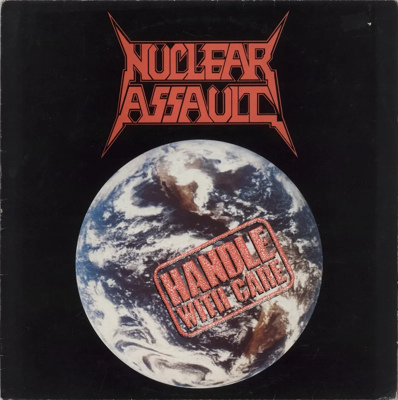 Nuclear Assault Handle With Care - VG UK Vinyl LP