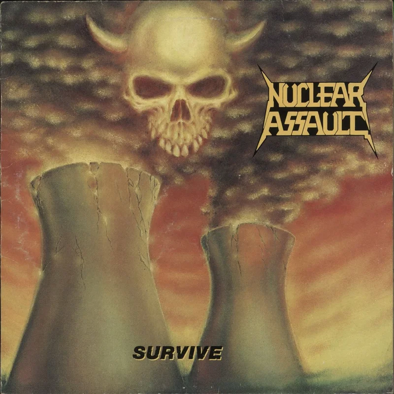 Nuclear Assault Survive - VG UK Vinyl LP